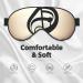 Buy SSIMOO Music Note Print Soft Sleep Eye Mask | Breathable Travel Eye Patch for Relaxation - Black - Buy Online on GoSupps.com
