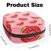Pink Watermelon Pattern Women s Bands Storage Bag | Large Capacity Menstrual Cup & Makeup Organizer for Travel - Buy Online on GoSupps.com