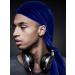 Tatuo Velvet and Silky Soft Durag Cap Headwraps Set for 360 Waves - 4 Pack (Black, Silver, Blue, Red - Buy Online on GoSupps.com