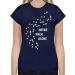 Shirtracer Women's Shirt - Never Walk Alone Paw Prints - Perfect Gift for Dog Owners - Navy Blue Large - Buy Online on GoSupps.com