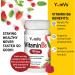 YumVs Vitamin B6 Gummies 100mg - Nervous & Immune System Support - 60 Berry Flavor Gummies - Non GMO, Vegetarian, Kosher - Dietary Supplement for Adults - Buy Online on GoSupps.com
