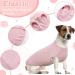 Buy Hjumarayan Thin Washable Dog Sweater for Medium-Sized Dogs - Striped Fleece Shirt for Corgis & Dachshunds - Elastic Fit Stylish Pink (Large) - Buy Online on GoSupps.com