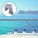 Watayo 4 PCS Pontoon Boat Fender Clips -Boat Bumper Clips Adjusters -Pontoon Boat Square Rail Fender Hanger for Docking - Buy Online on GoSupps.com