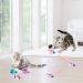 4 Pcs Colorful Cat Toys Balls Soft Cat Balls with Bell Chewing Plush Ball Cats Pom Poms Balls Soft Interactive Cat Balls Toys for Playing Chasing Teeth Grinding Chewing Training - Buy Online on GoSupps.com