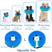 Buy FWLWTWSS Inflatable Dog & Cat Recovery Collar - Adjustable Velcro Leak Protection Blue L (30.5cm-45.7cm) - Buy Online on GoSupps.com