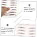 FRCOLOR 6pcs Eyebrow Stickers Beauty Tools False Eyebrows Cosmetics Imitation Eyebrow Sticker Applique Woman - Buy Online on GoSupps.com