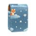 Travel Lipstick Organizer Case Lipstick Case Portable Makeup Bag With Mirror Fox Animal with Clouds G182z1pwek