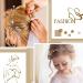 Wedding Hair Comb Set - 86 Pieces Faux Pearl Crystal Bride Hair Accessories | U Shaped Flower Rhinestone Clips | Twist Hair Piece Styling Pins for Women, Bridesmaid, Bridal Jewelry - Buy Online on GoSupps.com