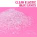 TsMADDTs 1000pcs Clear Small Rubber Hair Elastics & Styling Tool Set - Hair Ties, French Braid Tool, Rat Tail Comb - Pink - Buy Online on GoSupps.com