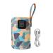 NHBETYS Baby Bottle Warmer 50 C-60 C Portable Car Travel USB Baby Bottle Warmer good thermal insulation Three Gear Adjustable Material anti-wrinkle and durable Blue