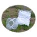 HiCat 100 PCS Disposable Plastic Shower Caps - Waterproof Elastic Clear Bath Hat for Spa, Hair Salon, Hotel & Home Use (Style 4) - Buy Online on GoSupps.com