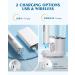 AGPTEK Electric Toothbrush & Water Flosser Combo | 5 Modes Portable IPX7 Waterproof - Ideal for Travel - Buy Online on GoSupps.com