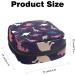 Dinosaur Print Menstrual Cup Pouch & Pad Bag - Portable Feminine Hygiene Storage - Buy Online on GoSupps.com