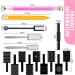 15pcs RoseFlower Nail Magnet Tool Set for 3D Cat Eye Gel Polish Nail Art - Salon Quality Magnetic Stick Pen for Women Nails - DIY Cat Eye Magnetic Wand Kit - Buy Online on GoSupps.com