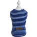 Heroic Striped Pet Pullover Sweater for Small Dogs & Cats - Cute Dog Clothes in Pink Red Blue Gray (1.2-9.0 kg) - Buy Online on GoSupps.com