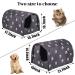 Waterproof Outdoor Cat House - Foldable & Warm Shelter for Stray Cats, Feral Cats, Dogs & Puppies - Weatherproof Pet Cave for Winter - Anti-Slip, Black, Size M 17.7x15.7x13.7 - Buy Online on GoSupps.com
