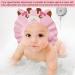 2 PCs Adjustable Shower Hood for Kids | Silicone Hair Washing Protection Cap for Babies - Ear & Eye Guard - Buy Online on GoSupps.com