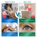 Ice Cube Face Roller - Brighten Skin & Enhance Glow | Reusable Mini Facial Treatment for Eyes & Neck | Pink De-Puffing Roller - Buy Online on GoSupps.com