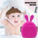 Soft Silicone Face Scrubber - Soft Silicone Face Scrubber Face Exfoliator Brush - Face Brushes for Cleansing Manual Face Scrub Clean Brush Cute Rabbit Ears Shape for Women Men Coatuiyo - Buy Online on GoSupps.com