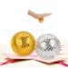 Layhou 2-Piece Magnetic Acupressure Hedgehog Massage Balls - Large 56mm Spiked Massage Device - Silver - Buy Online on GoSupps.com