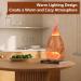 Glovios 200ml Aroma Diffuser - Flame Humidifier with Timing Function | Essential Oil Fragrance Lamp for Home Office & Yoga | Waterless Auto Shutdown & Low-Noise Design - Buy Online on GoSupps.com