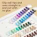 MYLEE Swatch Book - 120 Colour Slots Detachable Nail Colour Chart Display Book Comfortable and Easy to use - Clips in Nail Tips Professional Salon & Home use Portable - Buy Online on GoSupps.com