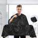 Bolaz Waterproof Barber Cape - Black Roses & Cheetah Design Hair Cutting Bib for Men & Women | Perfect Valentine's Day Gift - Buy Online on GoSupps.com