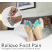 Toe Separators (2 Pairs Blue) - Correct Your Toes with Toe Spacers Help Relieve Foot Pain Hammertoe Bunions by unel - Buy Online on GoSupps.com