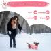 Dog Fleece Jumper Sweater for Medium Large Dogs - Pink Winter Jumpsuit Coat - Buy Online on GoSupps.com