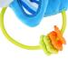 Blue Elephant Baby Rattle Toy & Teether - Portable Chewable Gift for Baby Showers | International Shipping - Buy Online on GoSupps.com
