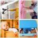 12 Pack Baby Proofing Cabinet Strap Locks - Vkania Kids Proof Kit - Child Safety Drawer Cupboard Oven Refrigerator Adhesive Locks - Adjustable Toilets Seat Fridge Latches - No Drilling - Buy Online on GoSupps.com