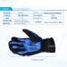 Unisex Waterproof Ski Gloves with Touchscreen Function - Hot Pink (Small) - Buy Online on GoSupps.com