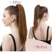 FESHFEN Straight Drawstring Ponytail Extension 14 inch Natural Black - Clip in Ponytail Extension for Women - Synthetic Hairpieces for Girls - Pack of 1 - Buy Online on GoSupps.com