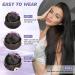 Hair Toppers for Women Hair Extensions Real Human Hair Invisible Wire Hair Extensions with Transparent Wire Adjustable Size Secure Clips in Straight 4 Secret Clips Hairpiece Messy Hair Bun Hairpiece(2 24 Inches - Buy Online on GoSupps.com