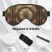 Soft Sleep Mask with Compass Card Breathable Eye Patch Perfect for Travel and Relaxation - Buy Online on GoSupps.com