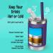 K KICHUZL 2 Pack 12 oz Toddler Cups - BPA Free Stainless Steel Insulated Tumbler for Kids - Leak Proof Lid, Silicone Straw - Dishwasher Safe - Sky-Blue/Purple - 2 Count - Buy Online on GoSupps.com