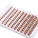 Buy Outopen Brown Lash Clusters 140Pcs - Natural D Curl Wispy Cat Eye Extensions for DIY Home Use - Buy Online on GoSupps.com
