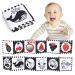 Jenilily Babybuch Black White from 0 1 2 3 months mirror fabric book baby books picture book Gift Canger toy Baby Toys Fruit