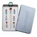 EcoTools Interchangeable Eye Kit Makeup Brush Set with Case - 7 Brushes Included - Buy Online on GoSupps.com