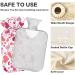 2L Heat Bottle - Valentine's Day Pink Heart Design | Pain Relief & Heat Therapy for Neck Shoulder & Cramps - Buy Online on GoSupps.com