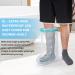 VESKIMER Extra Wide Waterproof Leg Cast Cover for Shower Adult XL - Reusable Watertight Foot Protector - Perfect Fit for Leg, Foot, Ankle - Buy Online on GoSupps.com