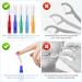 50 Interdental Brushes - Annhua Space Brush Set with Storage Box | Gap Toothbrush & Dental Floss - Multiple Colors Available - Buy Online on GoSupps.com