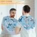 Funny Shark Beard Bib Apron | Waterproof Hair Catcher for Men | Grooming Cape with Suction Cups - Perfect Gift - Buy Online on GoSupps.com