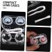 JECOMPRIS 16-Piece Make-Up & Contact Lens Container Set | Portable Storage Box for Cosmetics & Lenses - International Shipping Available - Buy Online on GoSupps.com