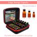 Essential Oil Carrying Bag - 30 Compartment Portable Storage for 5ml 10ml 15ml Bottles - Durable Hard Shell Travel Case - Buy Online on GoSupps.com