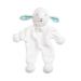 Under the Nile Organic Cotton Lulu The Flat Lamb Toy  Size 9 Tall Blue
