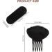 6 Pcs Black Invisible Fluffy Hair Clip Sets Breathable Puff Hair Head Cushion Add Hair Volume Princess Hairstyle Hair Pins Pad for Girls Women - Buy Online on GoSupps.com