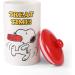 Peanuts Snoopy Dog Treat Jar with Silicone Lid - Pet Food Storage Container - Buy Online on GoSupps.com