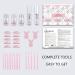 RoseFlower Eyelash Perm Kit - Professional Semi-Permanent Curling Kit with 10 Eyelash Combs & 5 Cleaning Sticks - Salon Grade Home Professional Perm - Buy Online on GoSupps.com