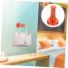 PRETYZOOM Coat Hook Towel Hanger Wall Mounted Hooks Hanging Hangers Sticky Hook Wall-Mounted medium Orange - Buy Online on GoSupps.com
